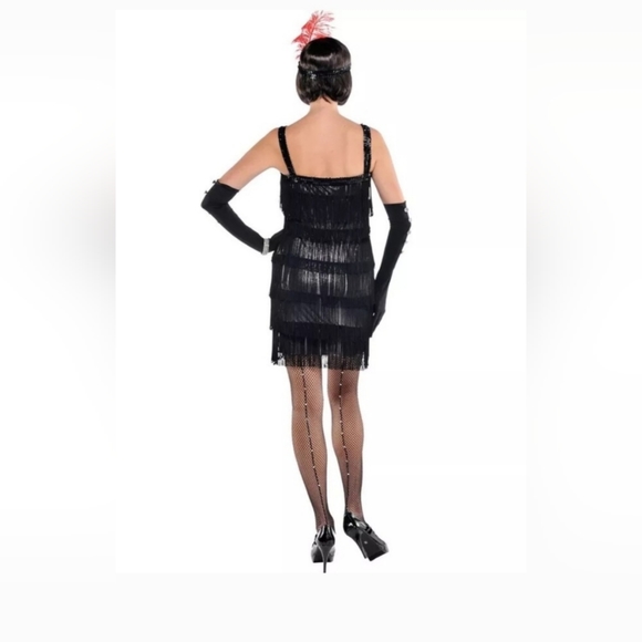Halloween Amscan Black Flapper Costume
(just dress) - Picture 3 of 13